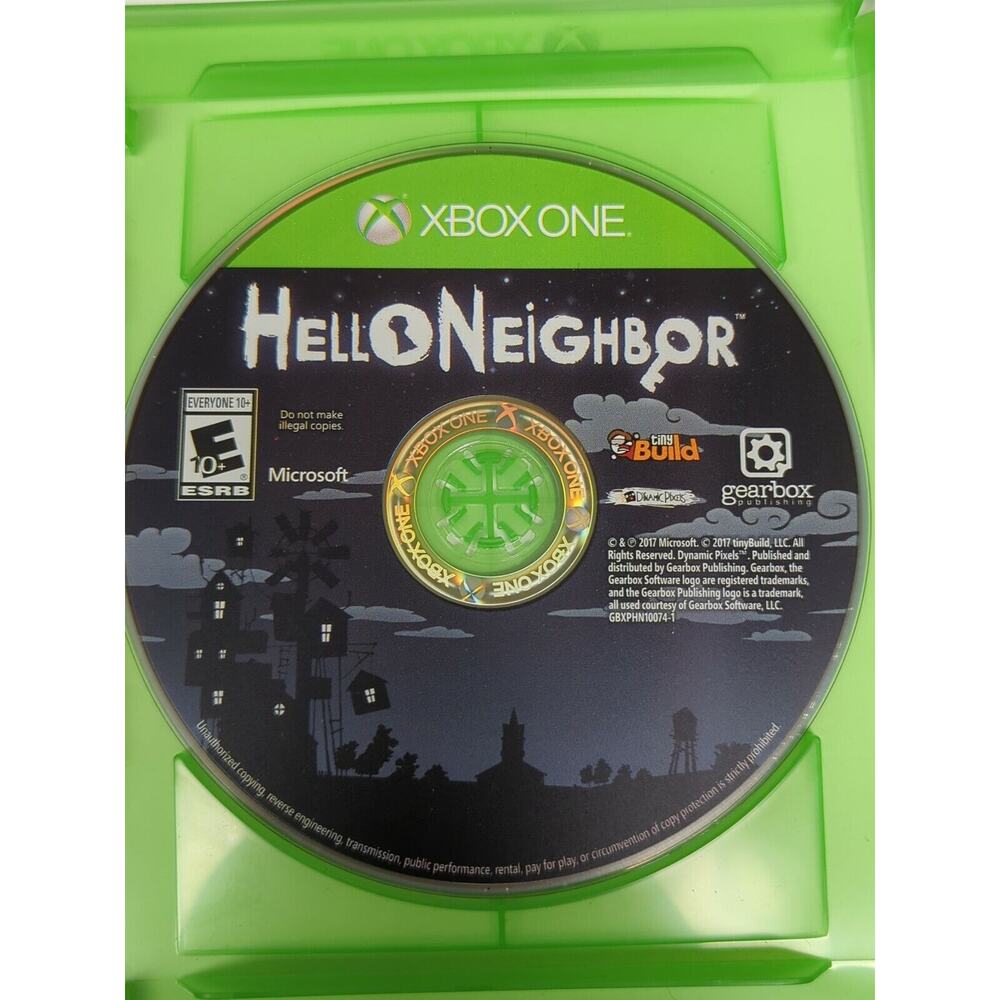 Hello Neighbor (Xbox One, 2017) Disc Only